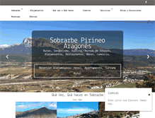 Tablet Screenshot of pirineos.com